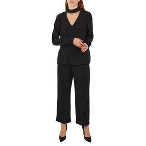 Network Blouse Women size M Black